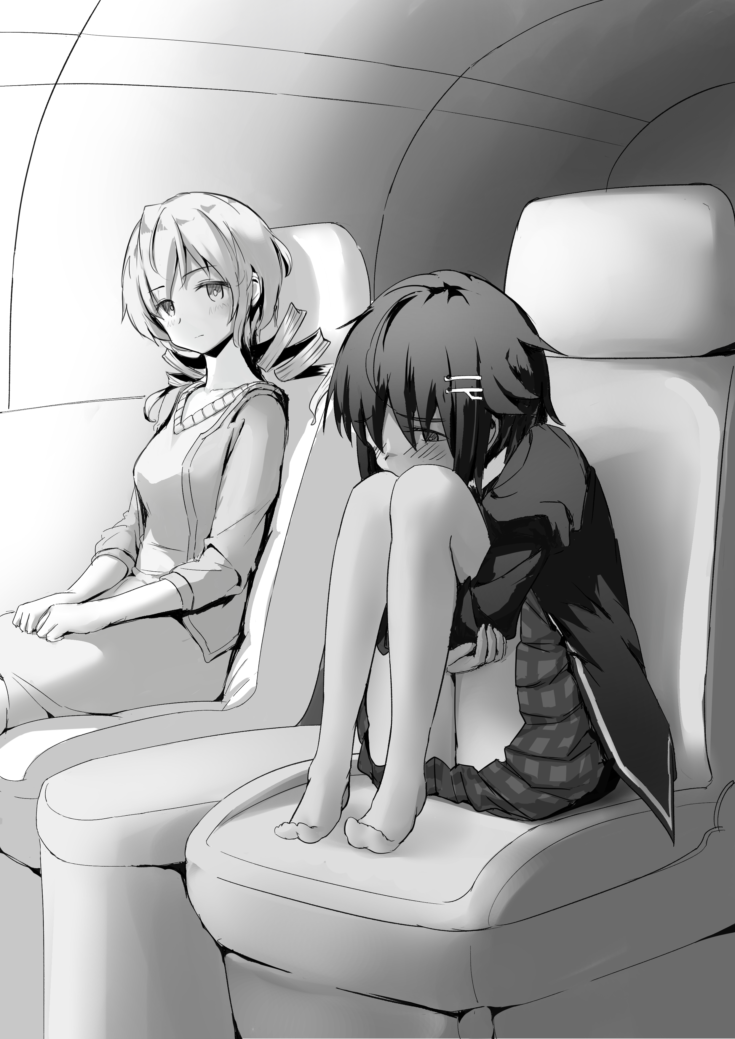 Simona is sad in car with Mami (by toxiguest)
