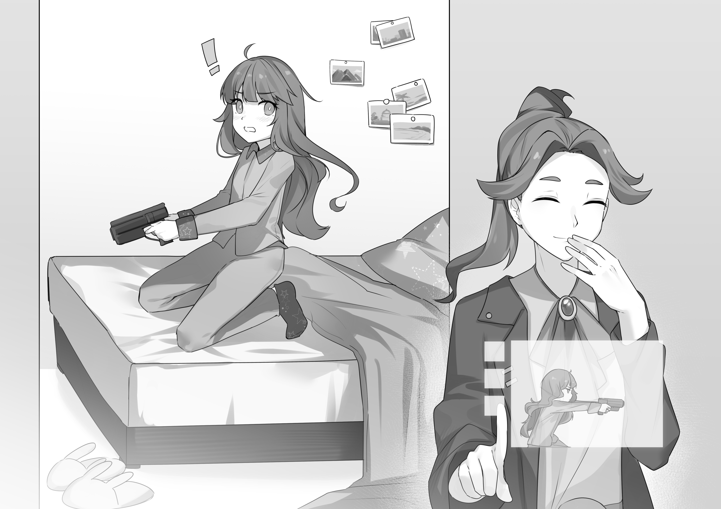Vase Under Threat (by Arusuko @arusuko)